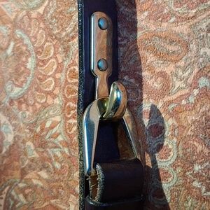 Black and Gold Unisex Belt